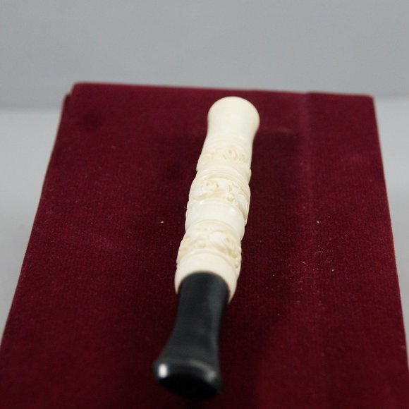 Meerschaum Cigarette Holder | White - Handmade - Picture 4 of 4
